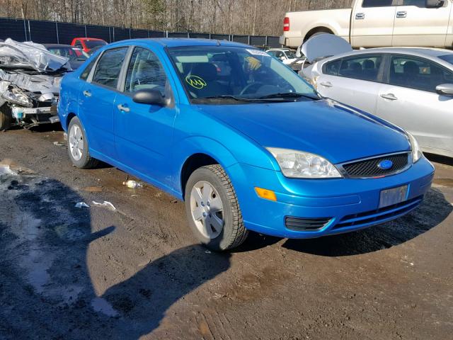 1FAFP34N47W205282 - 2007 FORD FOCUS ZX4 BLUE photo 1