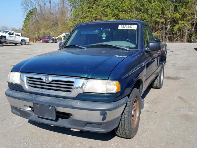 4F4YR12CXWTM37797 - 1998 MAZDA B2500 GREEN photo 2