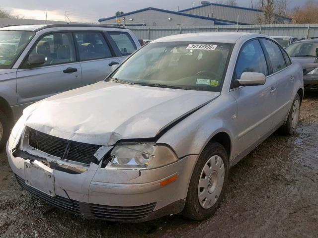 WVWMD63B73P444591 - 2003 VOLKSWAGEN PASSAT GL GRAY photo 2