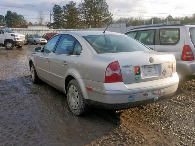 WVWMD63B73P444591 - 2003 VOLKSWAGEN PASSAT GL GRAY photo 3