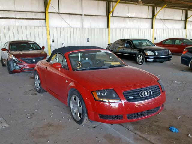 TRUUT28N911006515 - 2001 AUDI TT QUATTRO RED photo 1