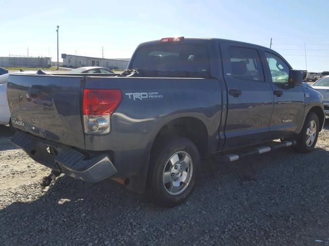 5TFEV54149X070175 - 2009 TOYOTA TUNDRA CRE GRAY photo 4