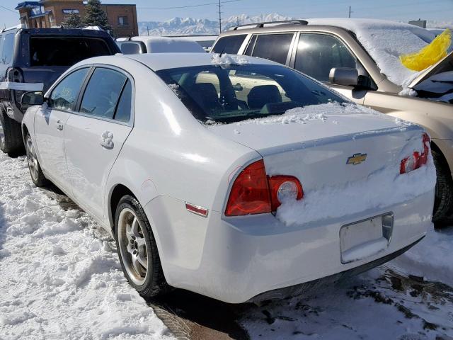 1G1ZG57B79F203154 - 2009 CHEVROLET MALIBU LS WHITE photo 3
