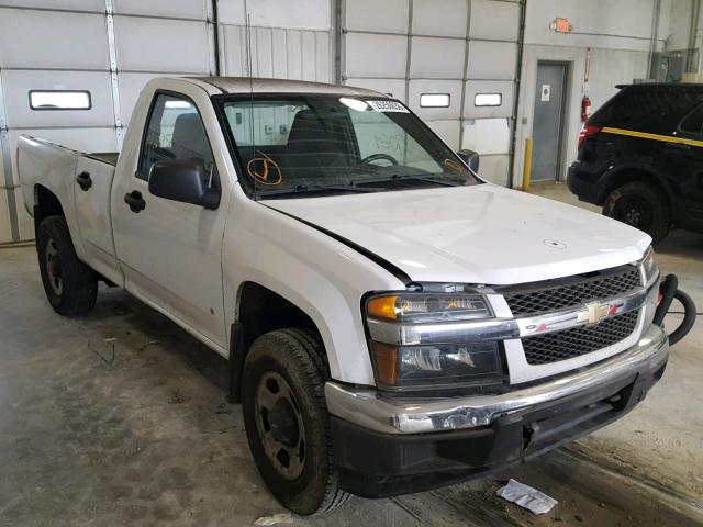 1GBDS14E798151847 - 2009 CHEVROLET COLORADO WHITE photo 1