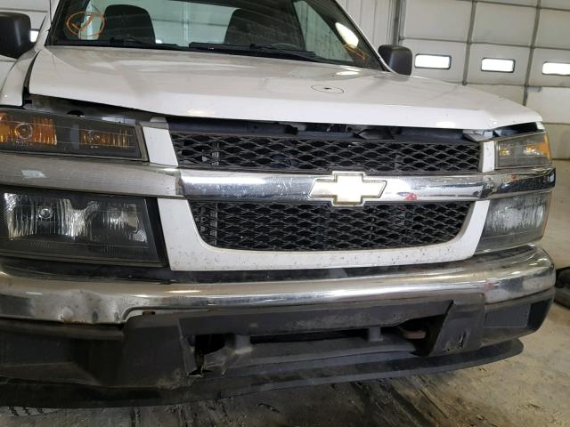 1GBDS14E798151847 - 2009 CHEVROLET COLORADO WHITE photo 9