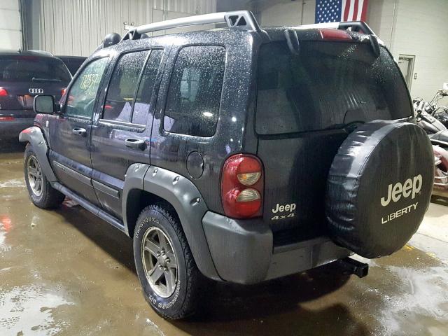 1J4GL38K35W546755 - 2005 JEEP LIBERTY RE BLACK photo 3