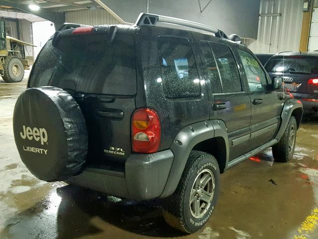 1J4GL38K35W546755 - 2005 JEEP LIBERTY RE BLACK photo 4