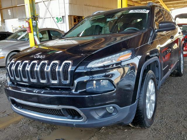 1C4PJLCB3EW246412 - 2014 JEEP CHEROKEE L BLACK photo 2