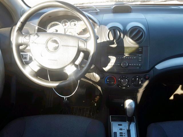 KL1TD5DE0AB115358 - 2010 CHEVROLET AVEO LS RED photo 9