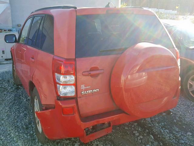 JS3TE947664100648 - 2006 SUZUKI GRAND VITA RED photo 3