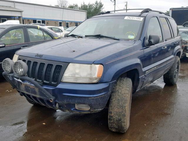 1J8GW58J03C577310 - 2003 JEEP GRAND CHER BLUE photo 2