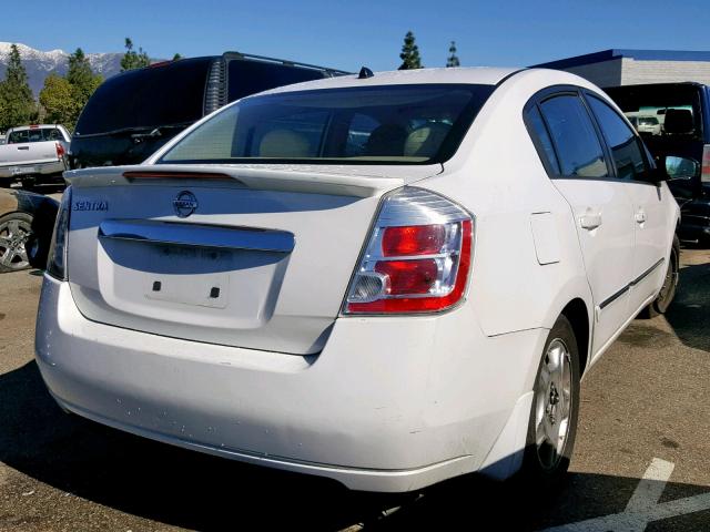 3N1AB6AP4BL685254 - 2011 NISSAN SENTRA 2.0 WHITE photo 4