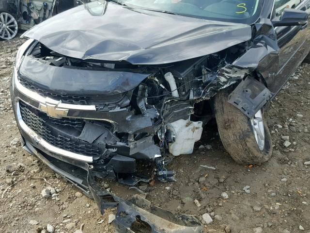 1G11C5SLXFF336138 - 2015 CHEVROLET MALIBU 1LT GRAY photo 9