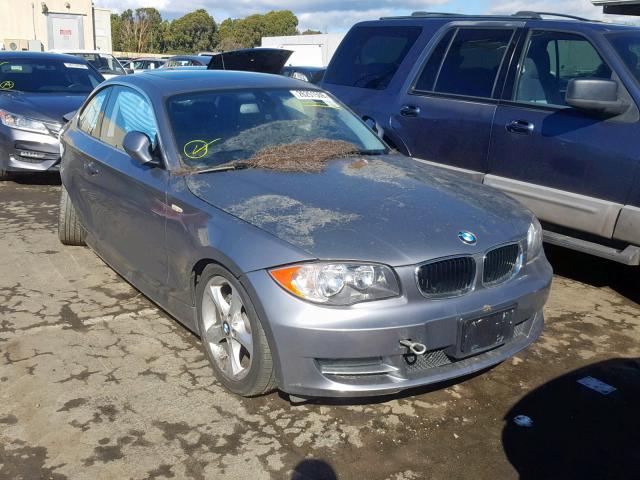 WBAUP9C59AVF49418 - 2010 BMW 128 I GRAY photo 1