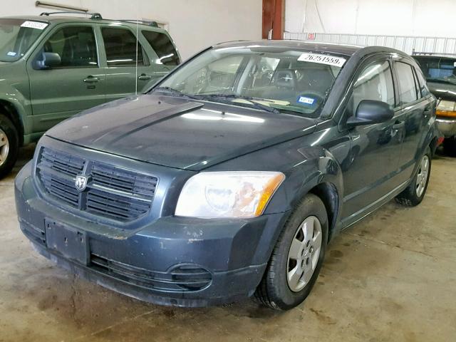 1B3HB28B77D187675 - 2007 DODGE CALIBER BLUE photo 2