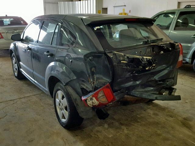 1B3HB28B77D187675 - 2007 DODGE CALIBER BLUE photo 3