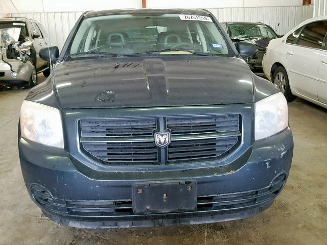 1B3HB28B77D187675 - 2007 DODGE CALIBER BLUE photo 9