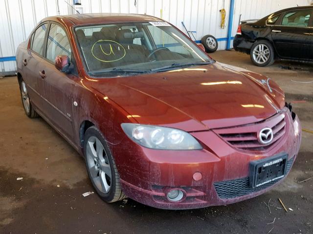 JM1BK324361530728 - 2006 MAZDA 3 S RED photo 1