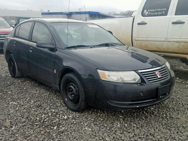 1G8AJ58F97Z153483 - 2007 SATURN ION LEVEL BLACK photo 1