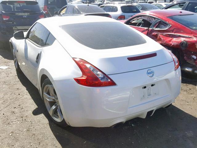 JN1AZ4EH2AM506765 - 2010 NISSAN 370Z WHITE photo 3