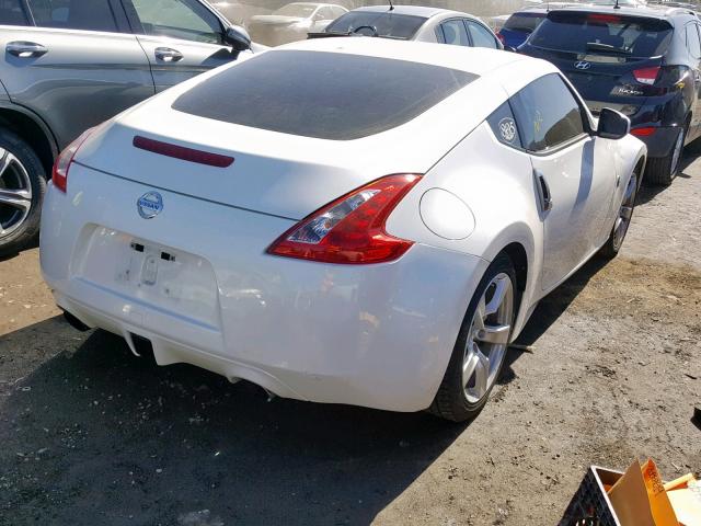 JN1AZ4EH2AM506765 - 2010 NISSAN 370Z WHITE photo 4