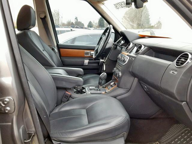 SALAK2D42AA541398 - 2010 LAND ROVER LR4 HSE LU GRAY photo 5