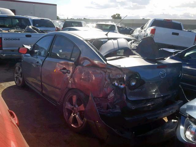 JM1BK324361505179 - 2006 MAZDA 3 S GRAY photo 3