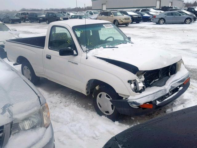 4TANL42N8XZ474552 - 1999 TOYOTA TACOMA WHITE photo 1