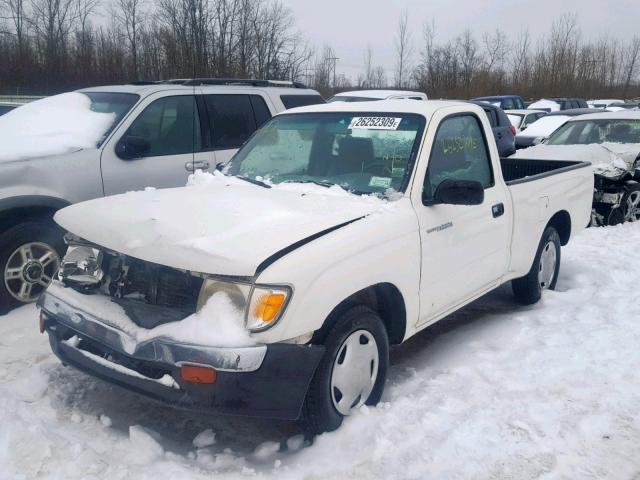 4TANL42N8XZ474552 - 1999 TOYOTA TACOMA WHITE photo 2