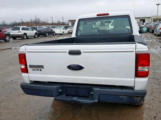 1FTYR10U18PA60082 - 2008 FORD RANGER WHITE photo 6