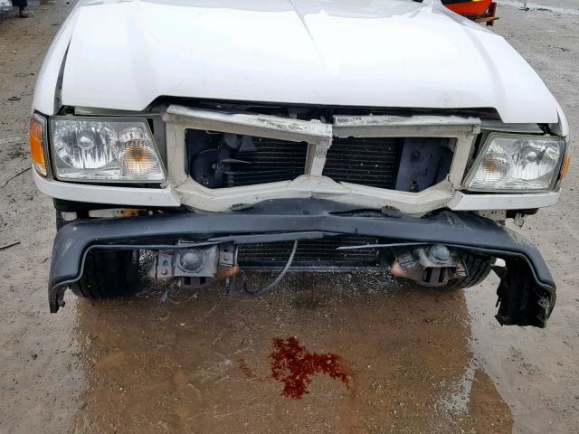 1FTYR10U18PA60082 - 2008 FORD RANGER WHITE photo 9