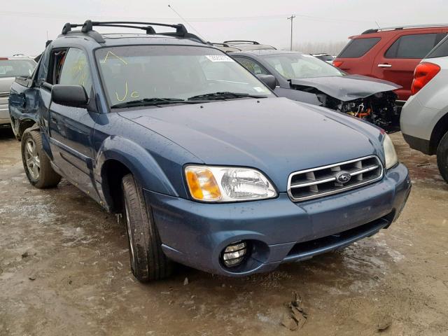 4S4BT62C167102896 - 2006 SUBARU BAJA SPORT BLUE photo 1