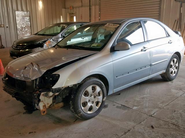 KNAFE122585545137 - 2008 KIA SPECTRA EX BLUE photo 2