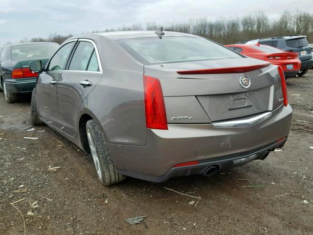 1G6AG5RX3E0180212 - 2014 CADILLAC ATS BROWN photo 3