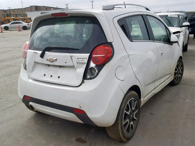 KL8CE6S95DC588116 - 2013 CHEVROLET SPARK 2LT WHITE photo 4