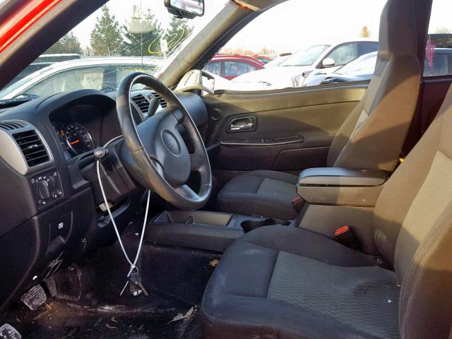 1GCDT33E388212115 - 2008 CHEVROLET COLORADO L RED photo 5