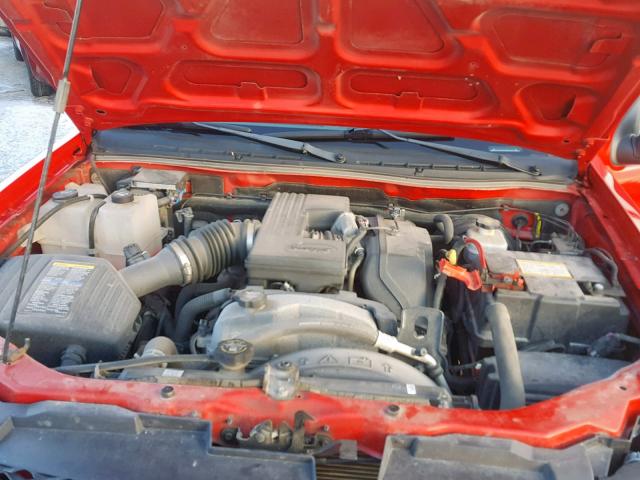 1GCDT33E388212115 - 2008 CHEVROLET COLORADO L RED photo 7
