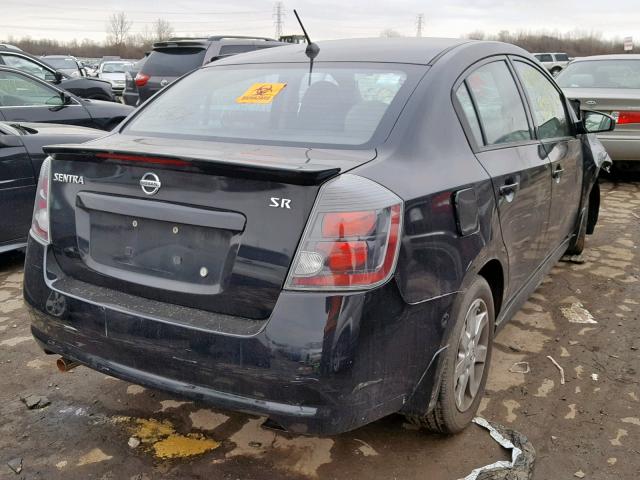 3N1AB6AP4AL613520 - 2010 NISSAN SENTRA 2.0 BLACK photo 4