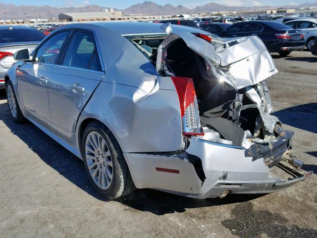 1G6DK5E32D0111850 - 2013 CADILLAC CTS PERFOR SILVER photo 3