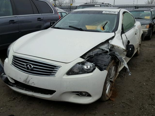 JN1CV6EK5DM921577 - 2013 INFINITI G37 JOURNE WHITE photo 2