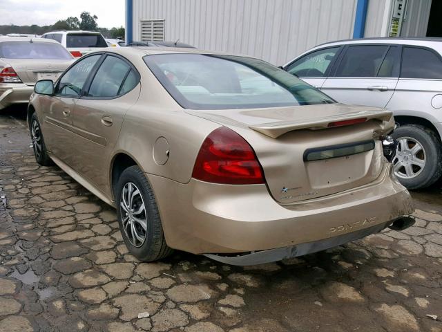2G2WP522951216205 - 2005 PONTIAC GRAND PRIX GOLD photo 3