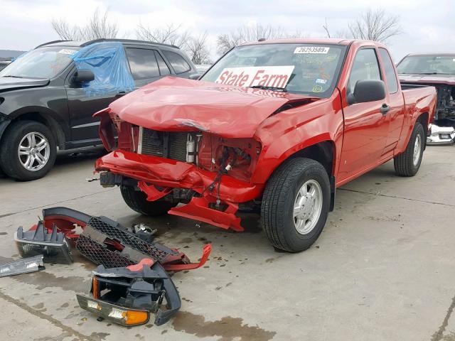 1GCCS199488157302 - 2008 CHEVROLET COLORADO RED photo 2