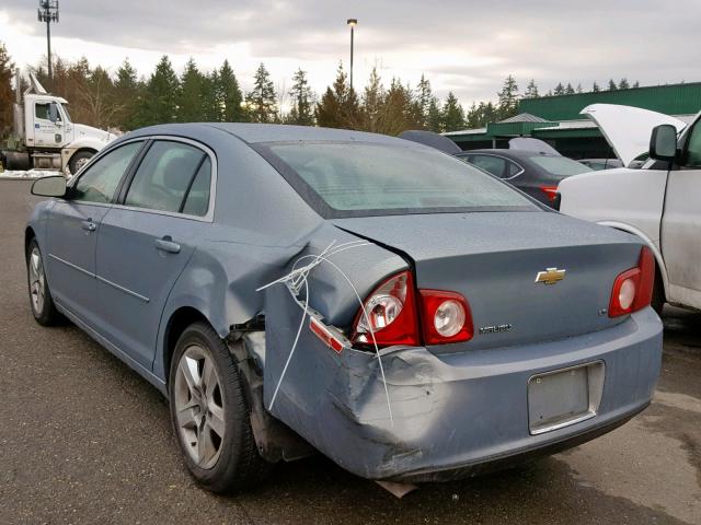 1G1ZG57B29F104550 - 2009 CHEVROLET MALIBU LS GRAY photo 3