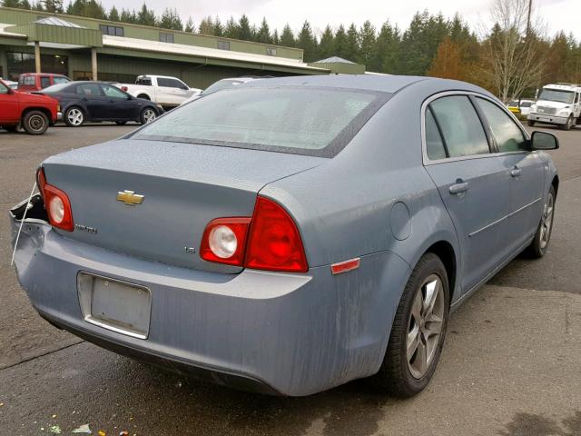 1G1ZG57B29F104550 - 2009 CHEVROLET MALIBU LS GRAY photo 4