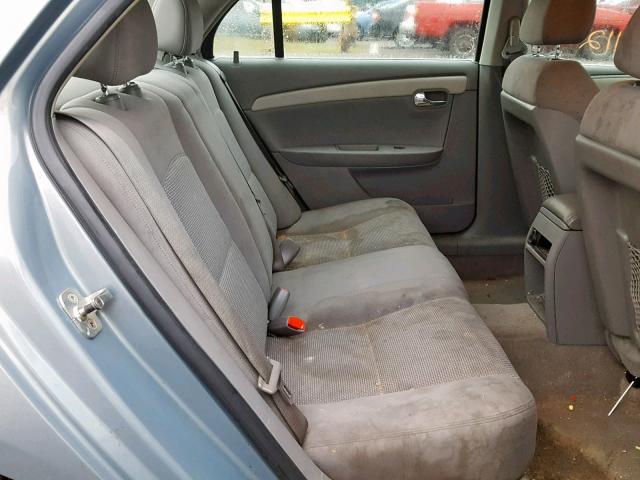 1G1ZG57B29F104550 - 2009 CHEVROLET MALIBU LS GRAY photo 6