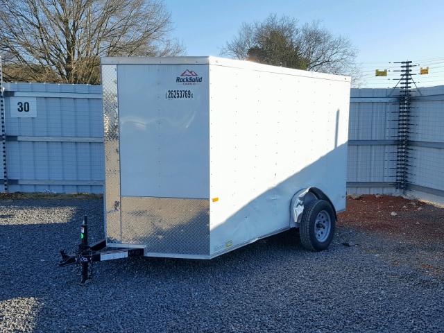 7H2BE101XKD009040 - 2019 TRAIL KING 6 X 12 WHITE photo 2