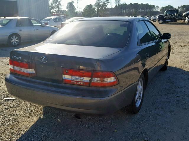 JT8BF28G0Y0244200 - 2000 LEXUS ES 300 GRAY photo 4