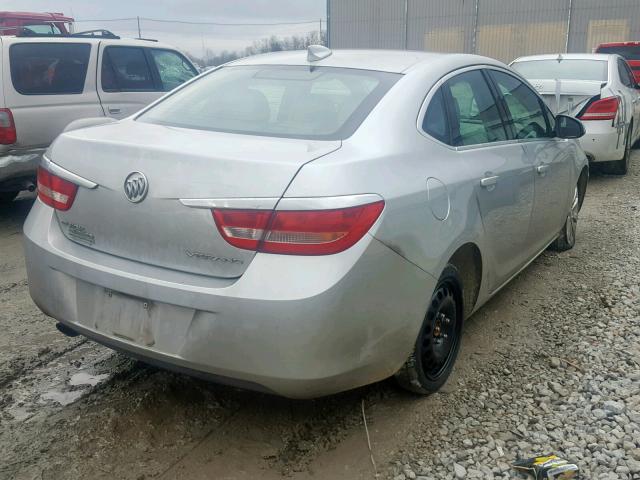 1G4PP5SKXG4104399 - 2016 BUICK VERANO GRAY photo 4