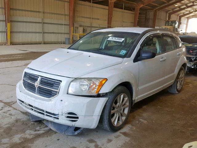 1B3CB5HA2BD211246 - 2011 DODGE CALIBER HE WHITE photo 2