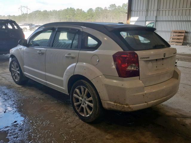 1B3CB5HA2BD211246 - 2011 DODGE CALIBER HE WHITE photo 3